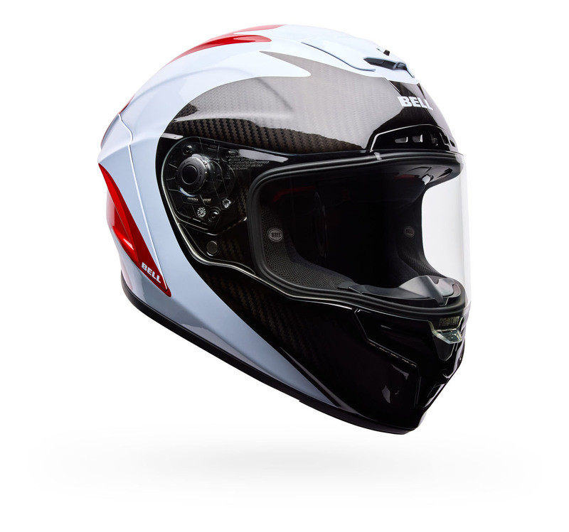 Bell Race Star DLX Flex Red White Fluid Helmet