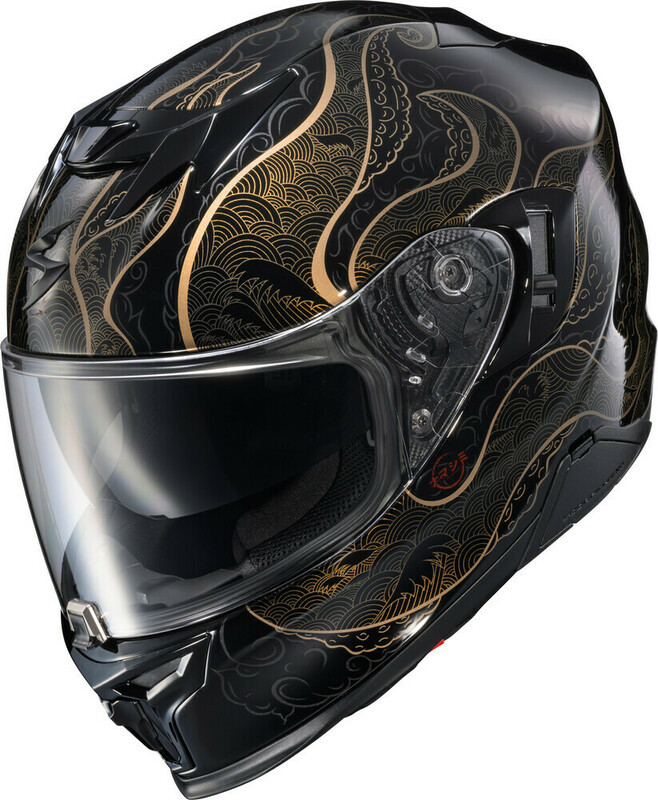 Scorpion EXO EXO-T520 Nama-Shimi Black Gold Helmet