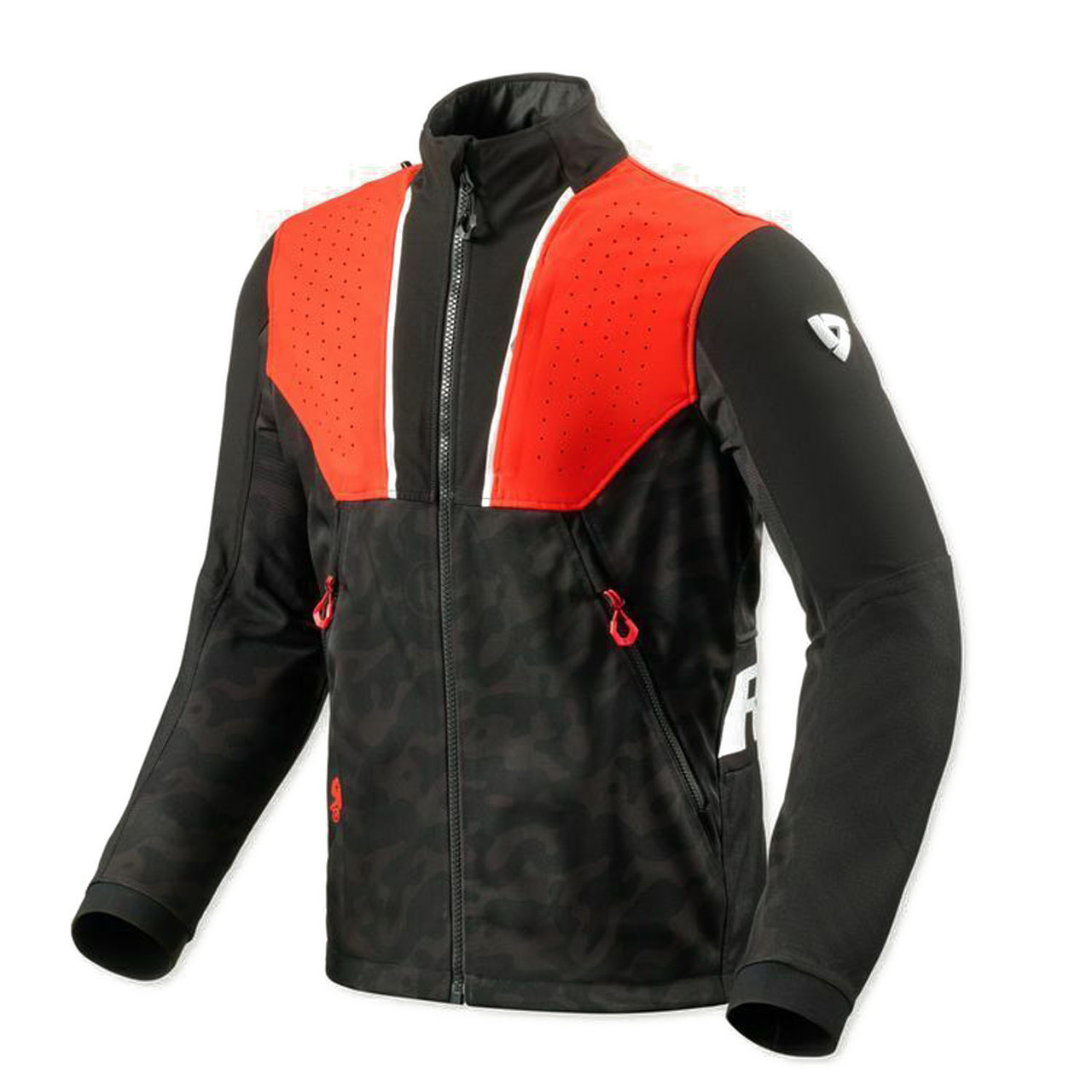 REV'IT! Africa Black Red Jacket