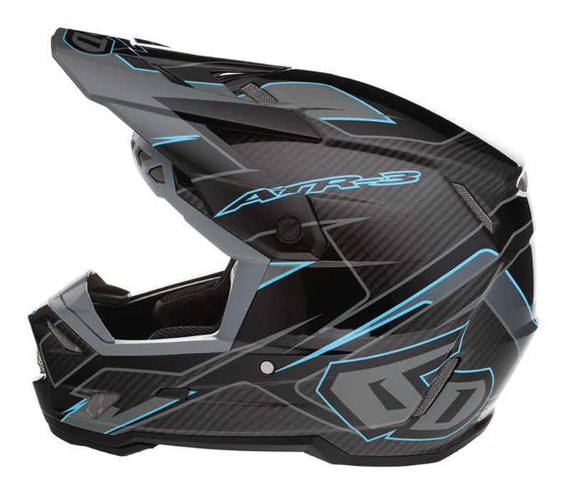 6D ATR-3 Reflex Gloss Black Helmet