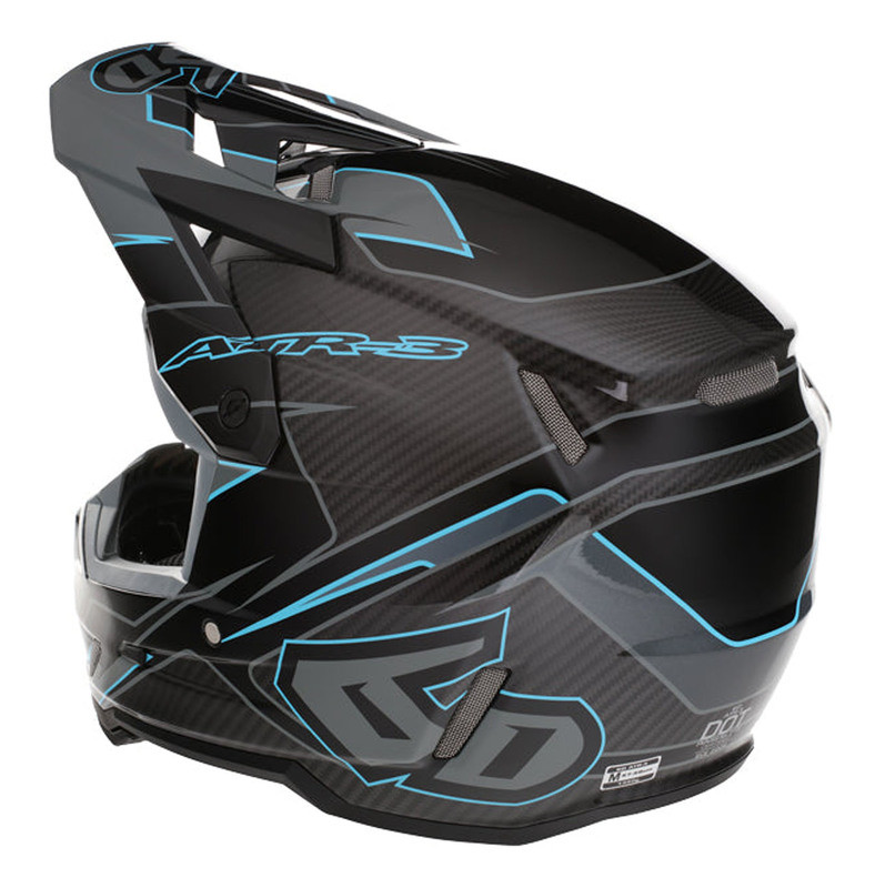 6D ATR-3 Reflex Gloss Black Helmet