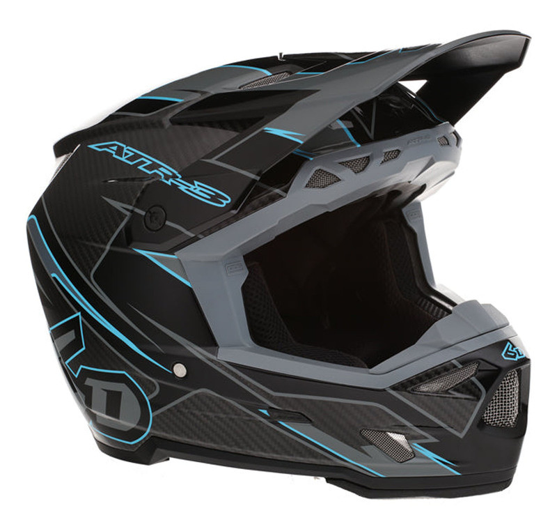 6D ATR-3 Reflex Gloss Black Helmet