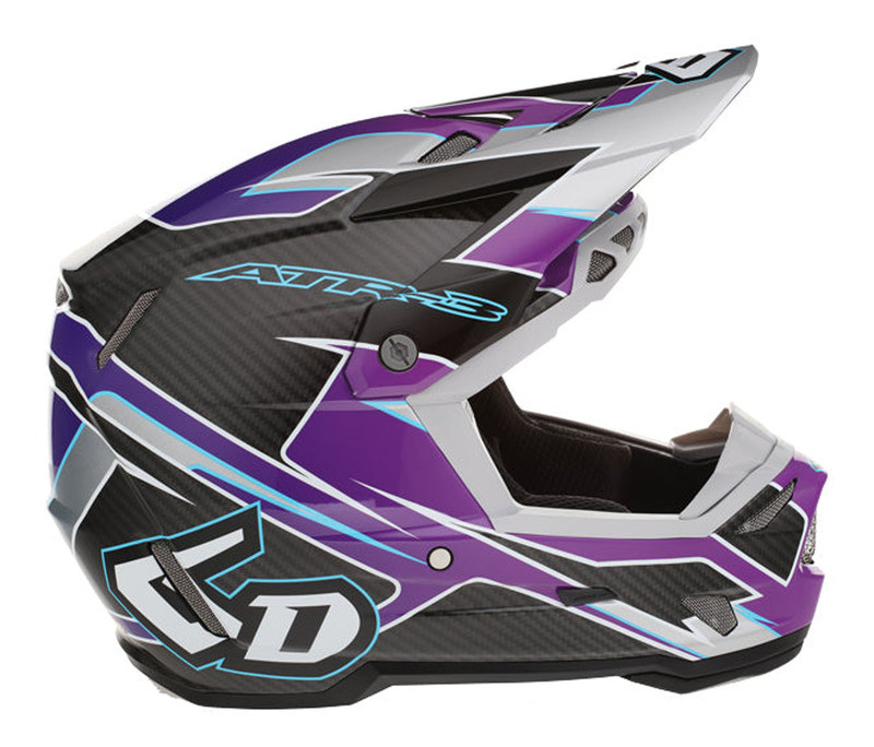 6D ATR-3 Reflex Gloss Purple Helmet
