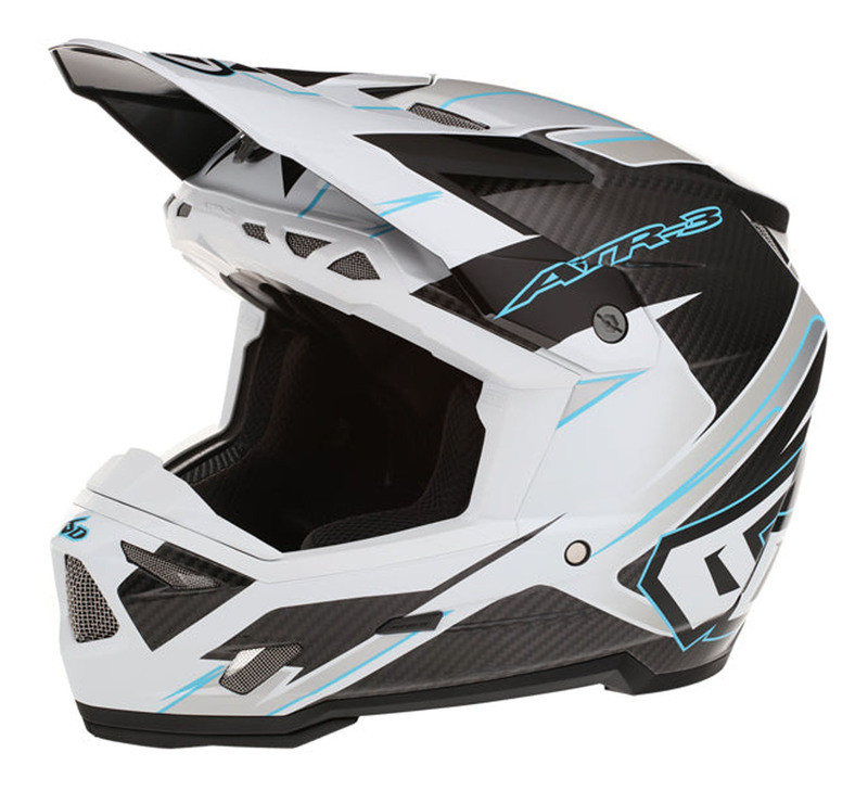 6D ATR-3 Reflex Gloss White Helmet