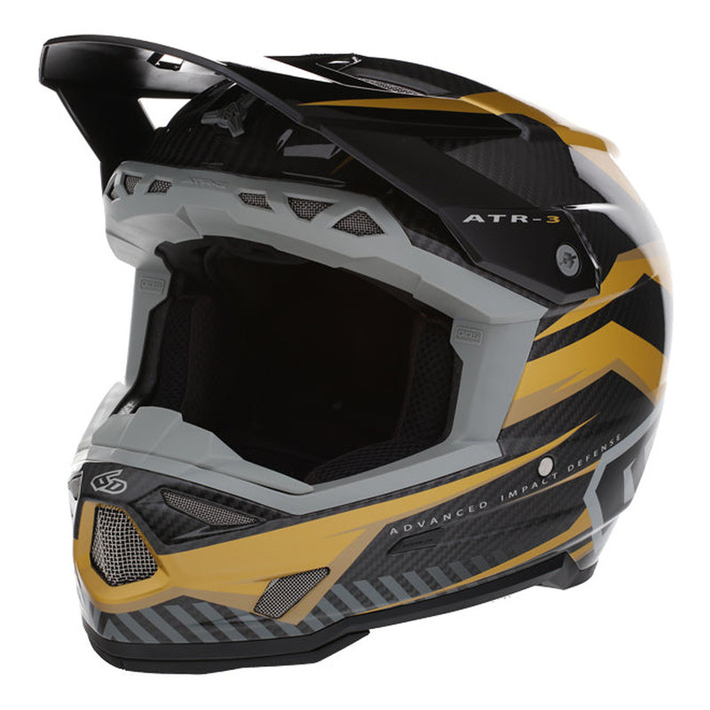 6D ATR-3 Rival Gloss Gold Helmet