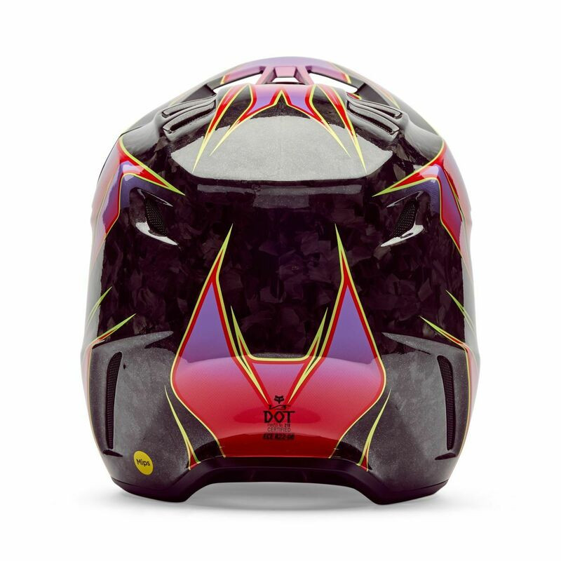 Fox Racing V3 RS Canvas Red Helmet