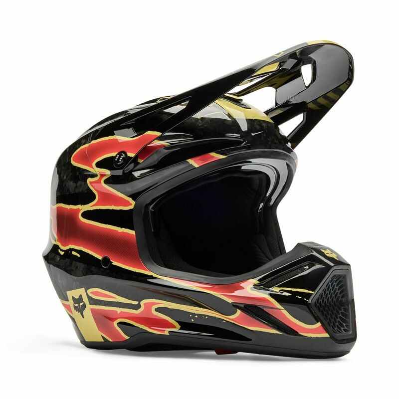 Fox Racing V3 RS Inning Black Helmet