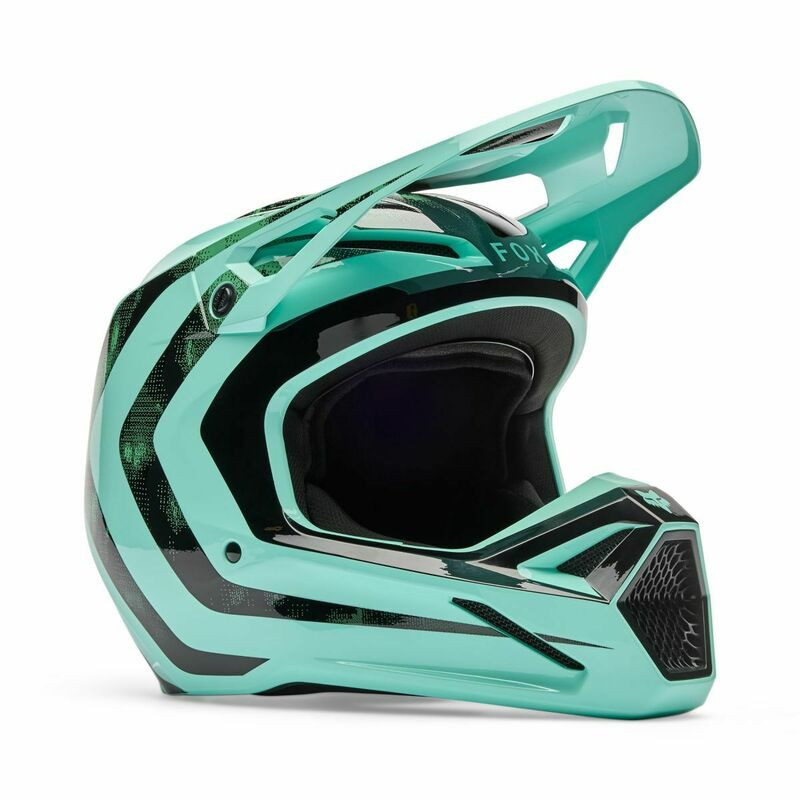 Fox Racing V1 Kairos Turquoise Helmet - Speed Addicts