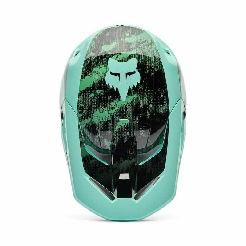 Fox Racing V1 Kairos Turquoise Helmet - Speed Addicts