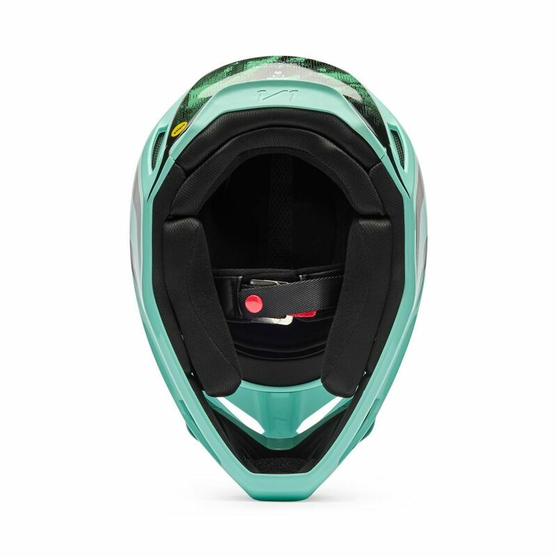 Fox Racing V1 Kairos Turquoise Helmet - Speed Addicts