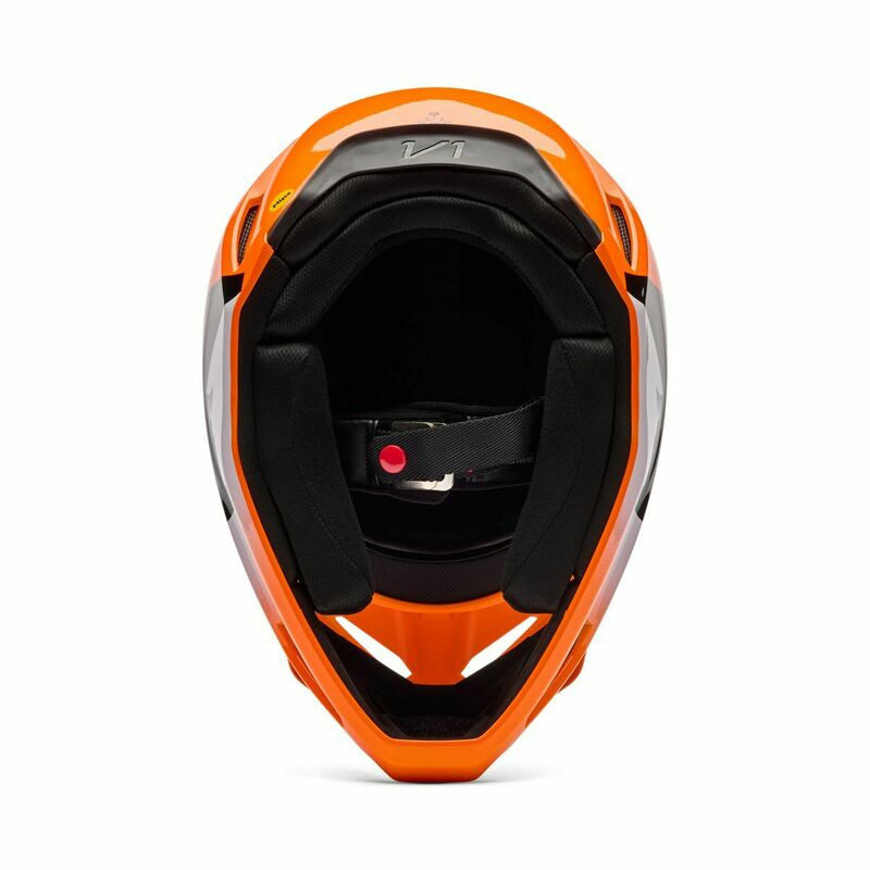 Fox Racing V1 Shield Fluo Orange Helmet