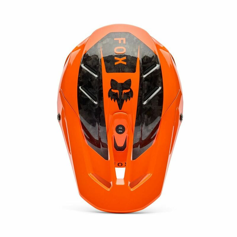 Fox Racing V3 RS Fracture Fluo Orange Helmet