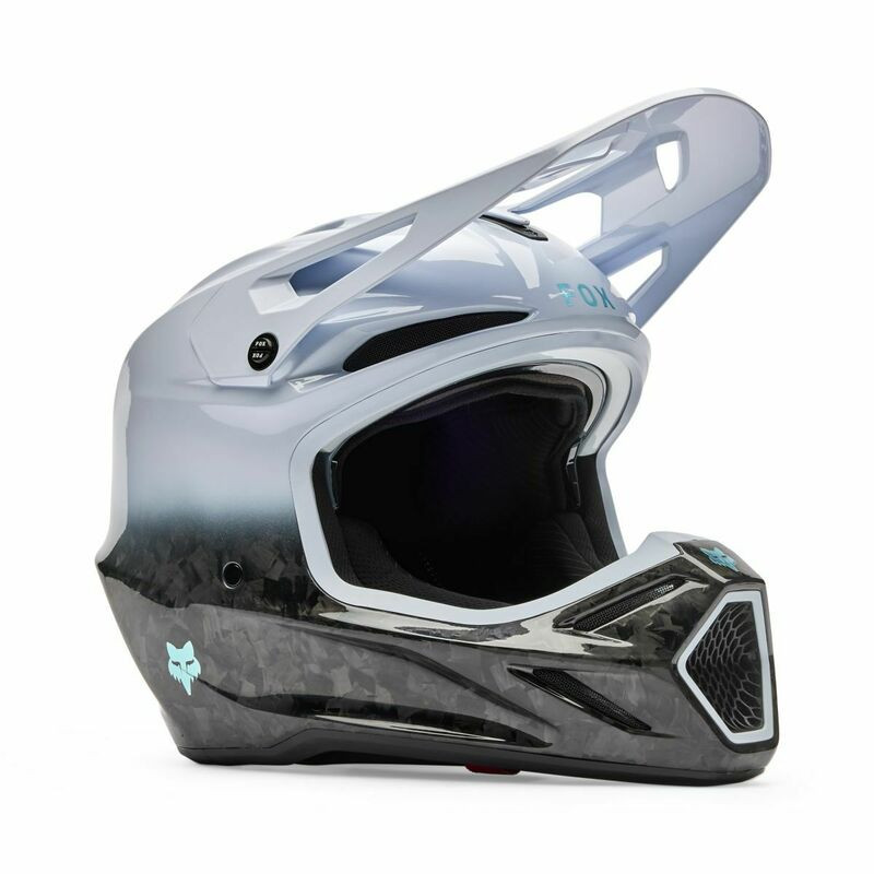 Fox Racing V3 RS Ghost White Helmet