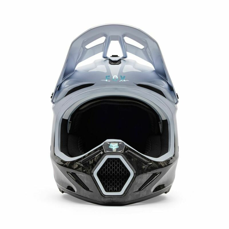 Fox Racing V3 RS Ghost White Helmet