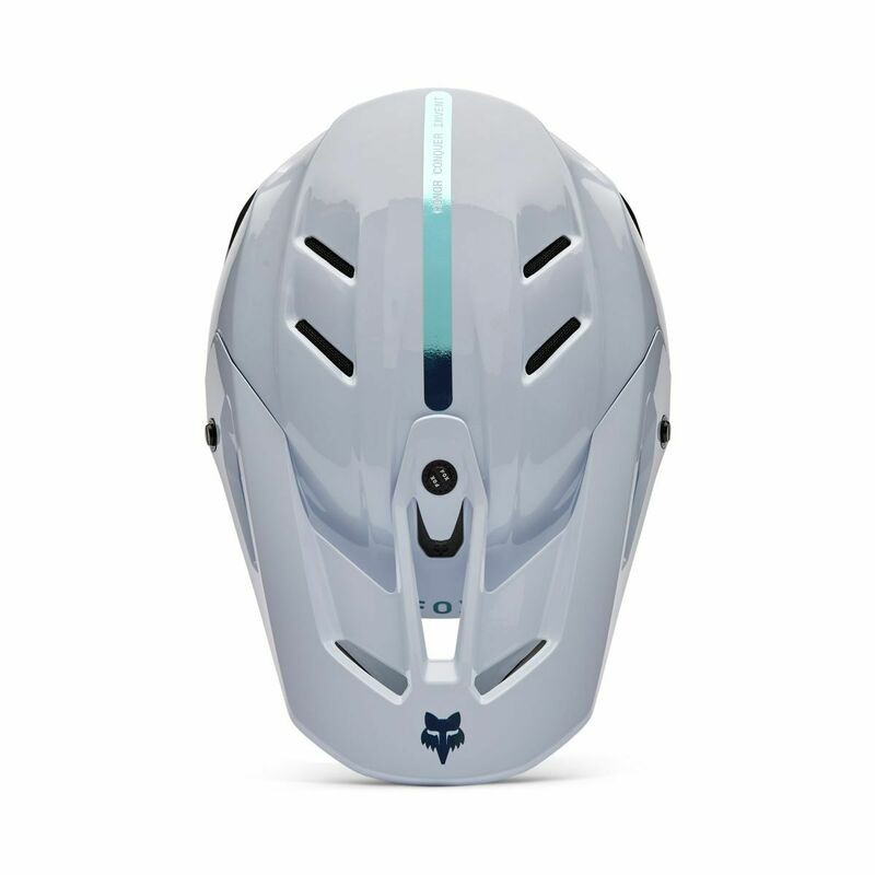 Fox Racing V3 RS Ghost White Helmet