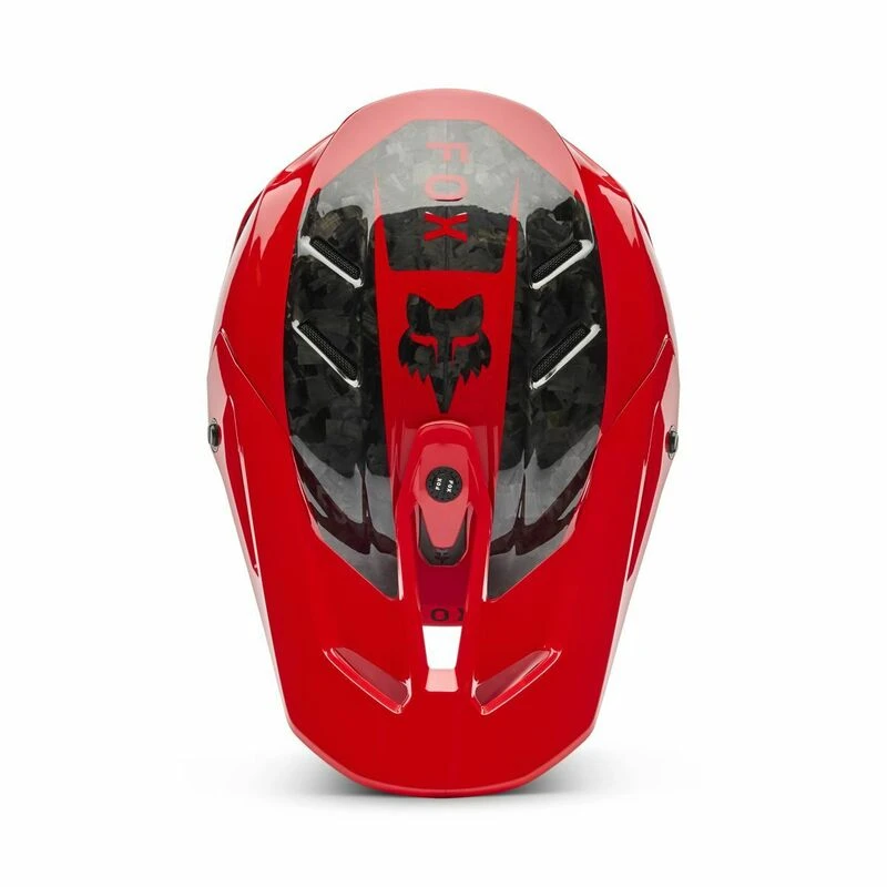 Fox Racing V3 RS Fracture Fluo Red Helmet