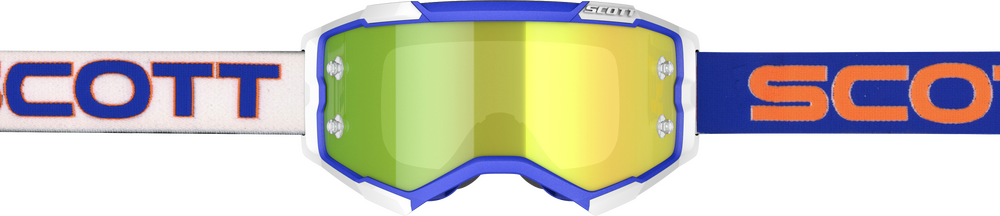 Scott Sports Fury Goggle Retro White/Blue Yellow Chrome Works - 272828-1029289