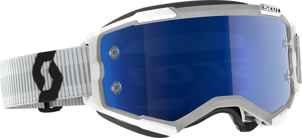 Scott Sports Fury Goggle White Blue Chrome Works - 272828-0002349