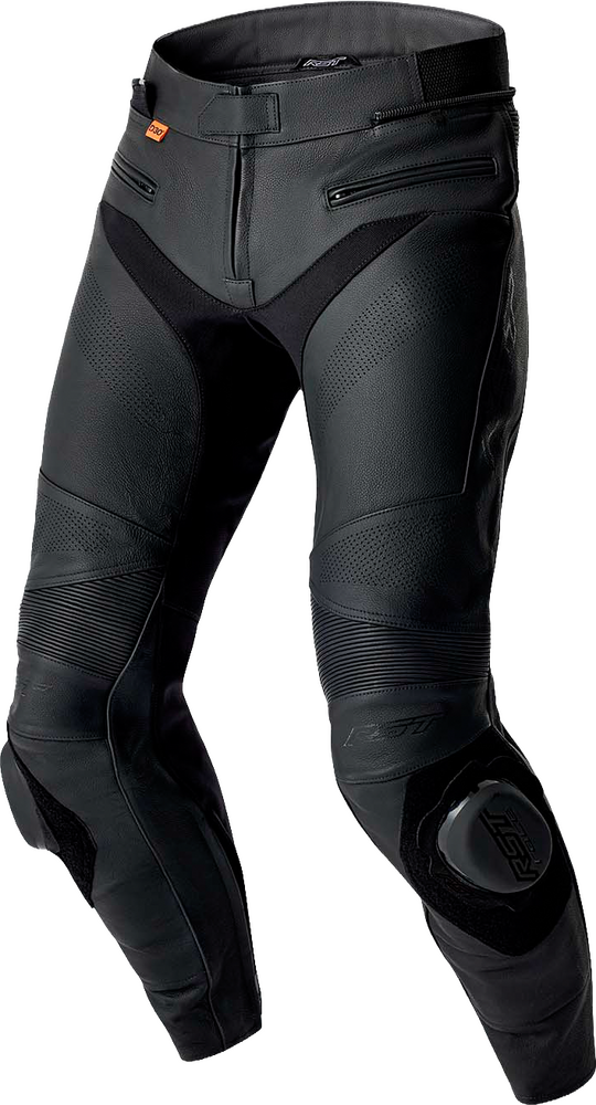 RST S1 D3O Leather Ladies Black Pants