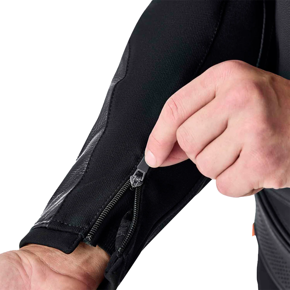 RST Tractech Evo 5 D3O Black White Leather Jacket