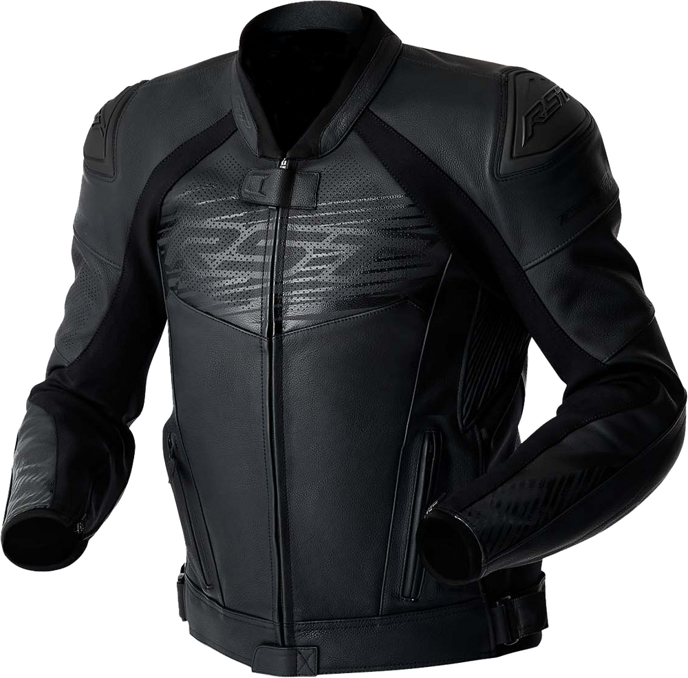 RST Tractech Evo 5 D3O Black Leather Jacket