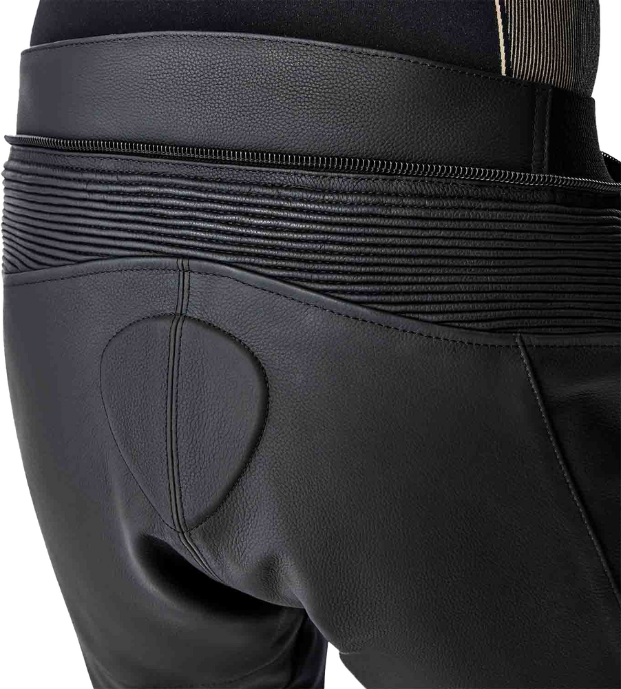 RST T2 D3O Leather Black Pants
