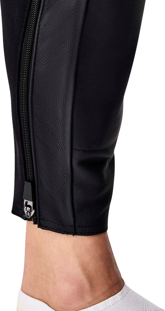 RST T2 D3O Leather Black Pants