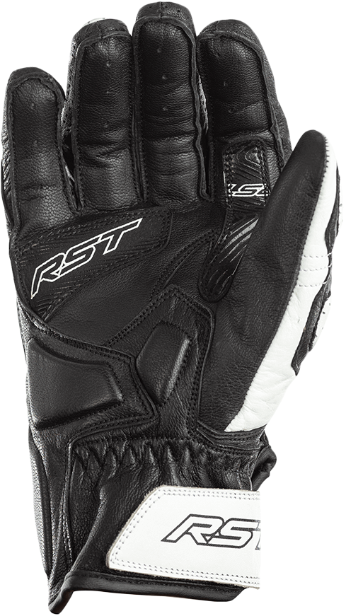 RST Stunt III CE Ladies Black White Gloves