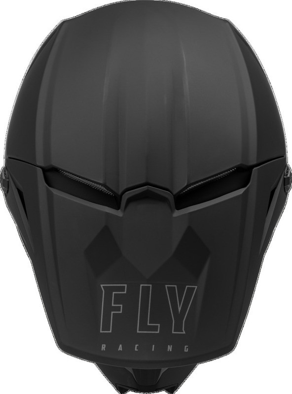 Fly Racing Youth Lite Solid Matte Black Helmet Speed Addicts