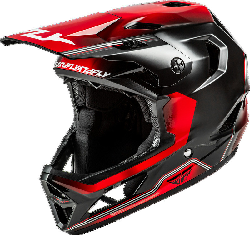 Fly Racing Rayce Repeat Black Red Bicycle Helmet - Speed Addicts