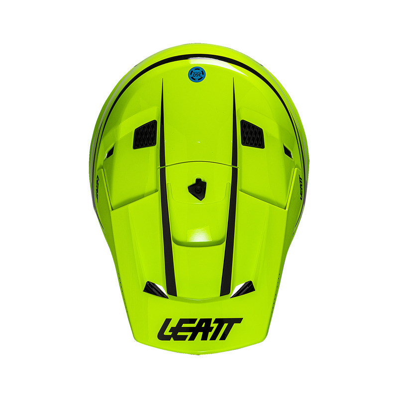 Leatt Moto 3.5 Neon Yellow V26 Helmet Kit