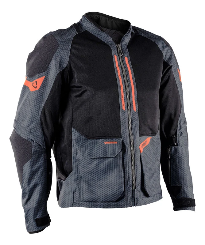 Leatt ADV FlowTour 4.5 Short Iron Grey Jacket