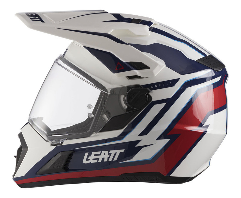 Leatt ADV 7.5 V26 Royal Blue Red Helmet Kit
