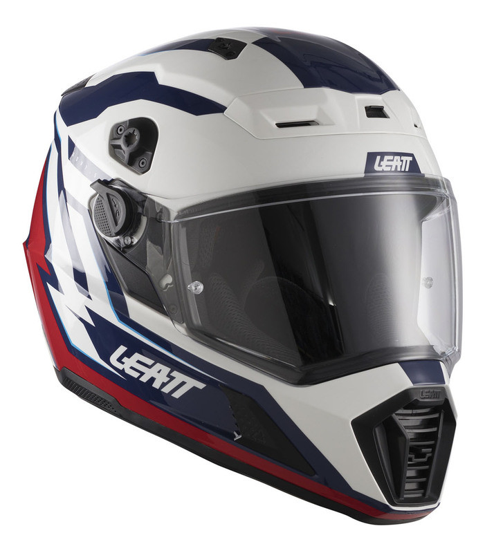 Leatt ADV 7.5 V26 Royal Blue Red Helmet Kit