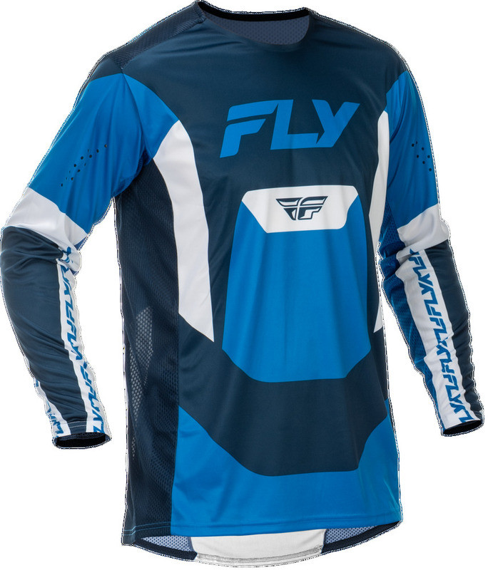 Fly Racing Lite Blue White Jersey