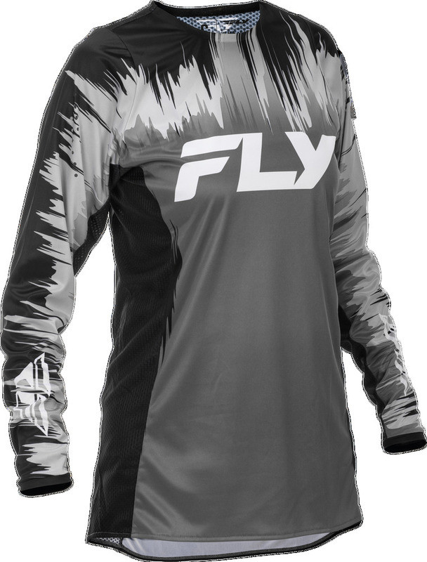 Fly Racing Women's Lite Black Grey White Jersey