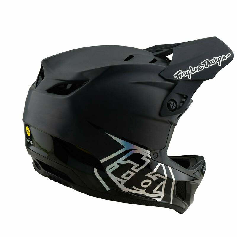 Troy Lee Designs D4 Carbon Stealth Black Helmet