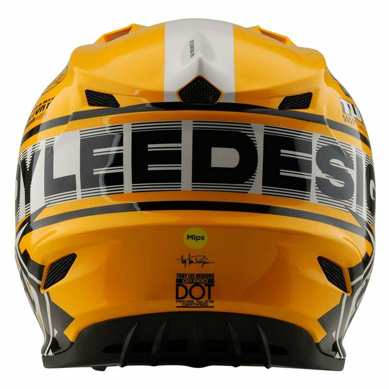 Troy Lee Designs Youth GP Pro Fifty-50 White Gold Helmet