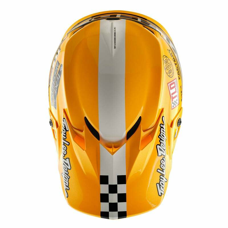 Troy Lee Designs Youth GP Pro Fifty-50 White Gold Helmet