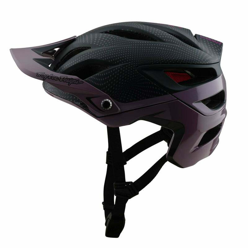 Troy Lee Designs A3 Halo Purple Helemt