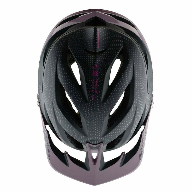 Troy Lee Designs A3 Halo Purple Helemt