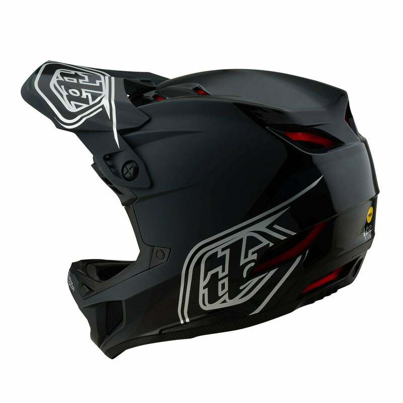 Troy Lee Designs D4 Polyacrylite Shadow Black Helmet