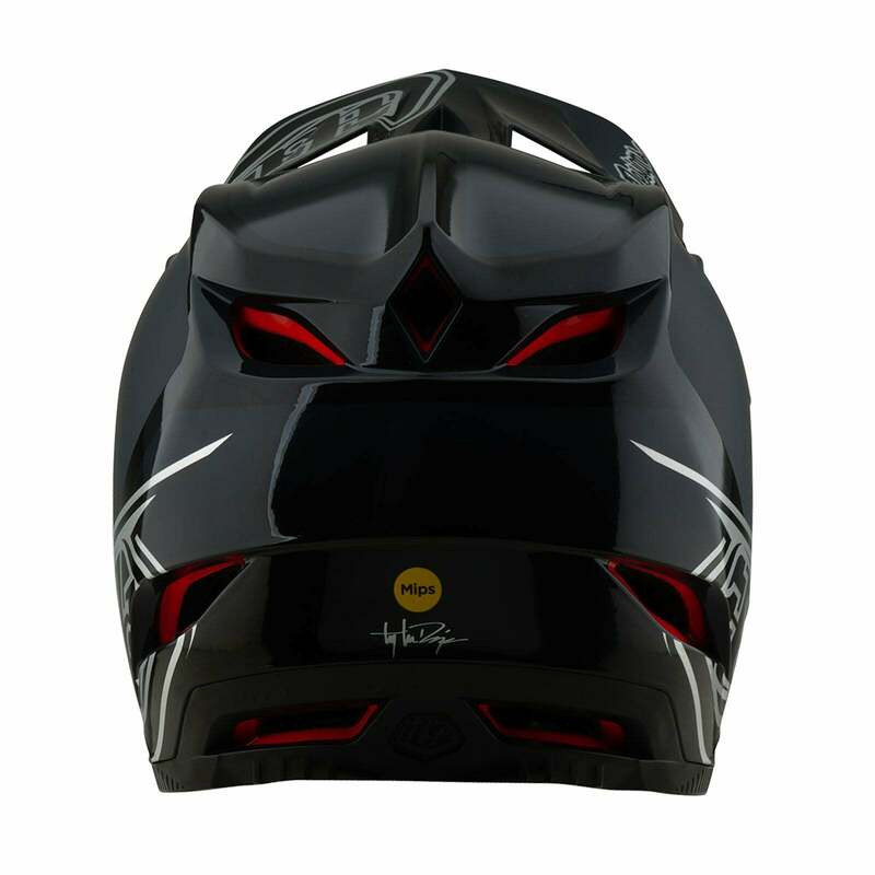 Troy Lee Designs D4 Polyacrylite Shadow Black Helmet