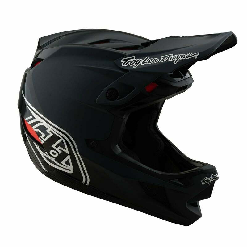 Troy Lee Designs D4 Polyacrylite Shadow Black Helmet