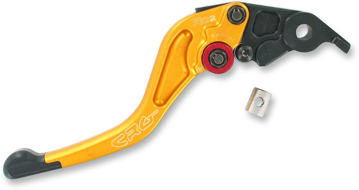 CRG RC2 Shorty Brake Lever Gold - 2RB-517-H-G