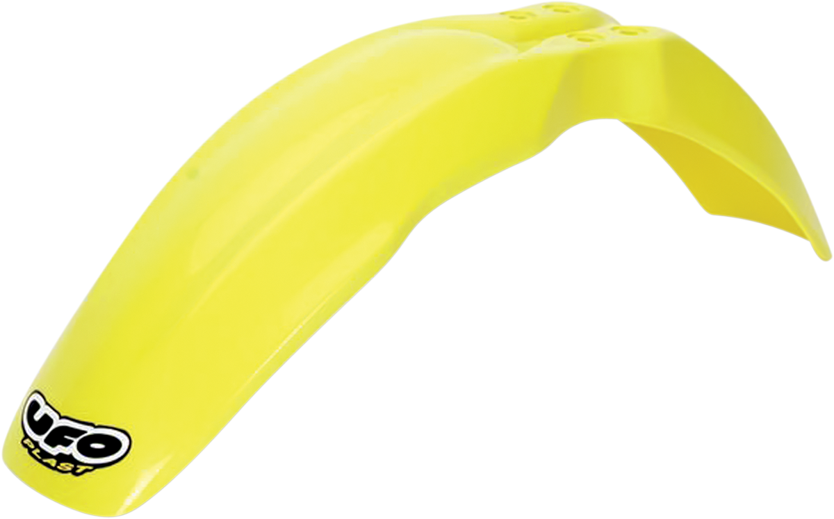 UFO Front Fender Fluorescent Yellow Suzuki RM '08-'20 - SU03925-102