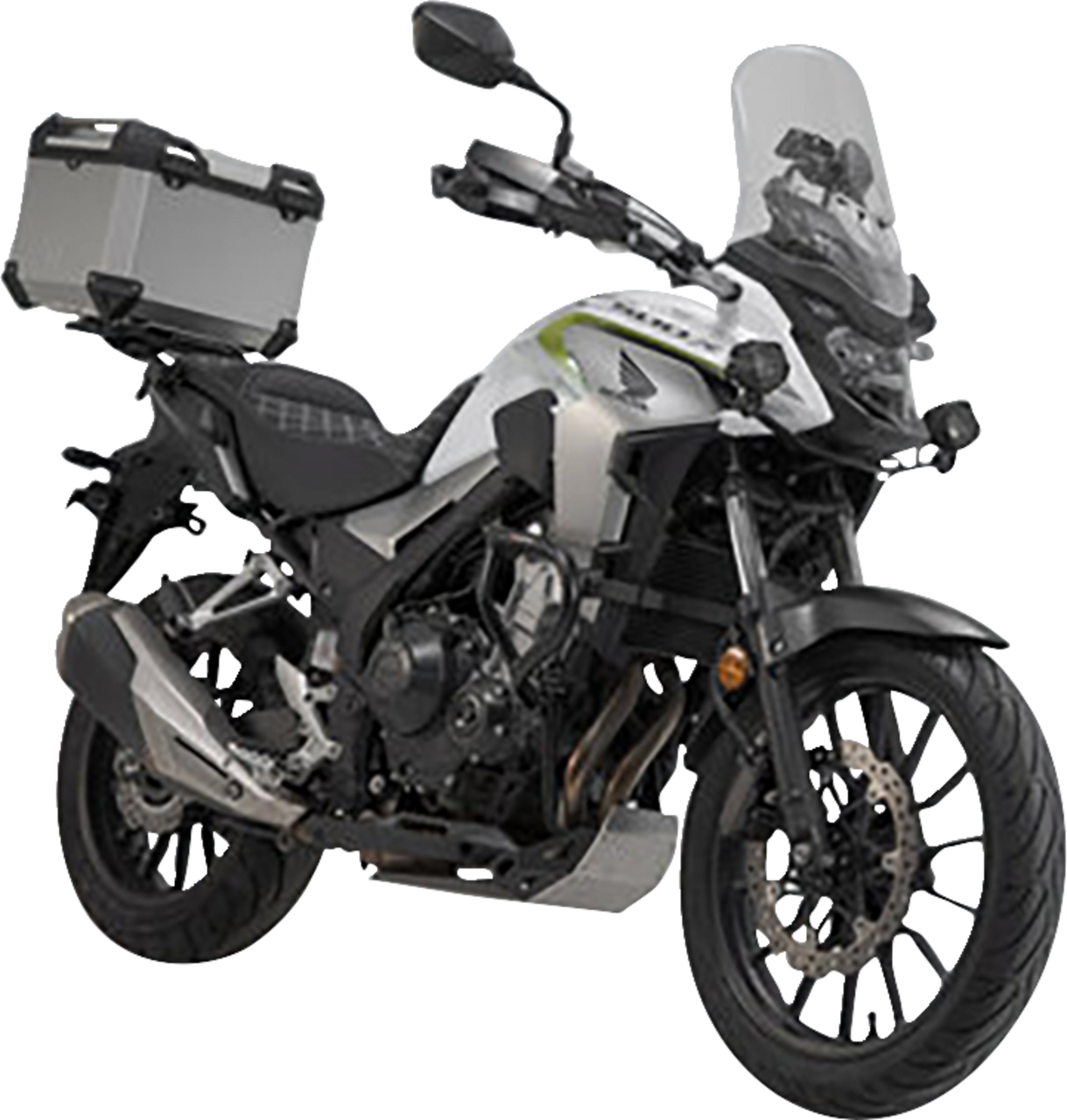 SW-Motech TRAX ADV Top Case System Silver Honda CB500/CBR500/NX500 '13-'24 - GPT.01.373.70000/S