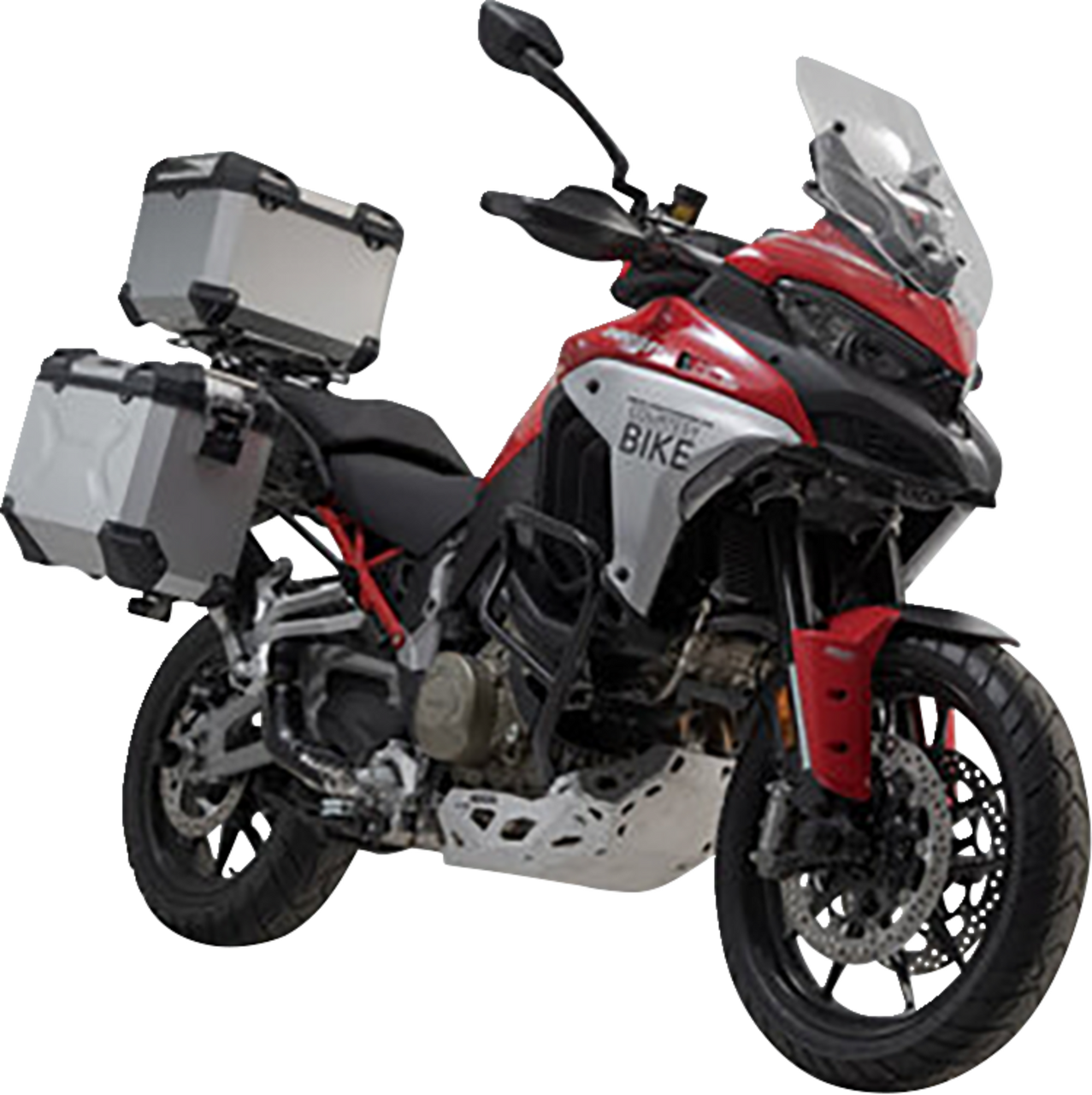 SW-Motech Adventure Luggage System Silver Ducati Multistrada V4 '21-'24 - ADV.22.822.75100/S