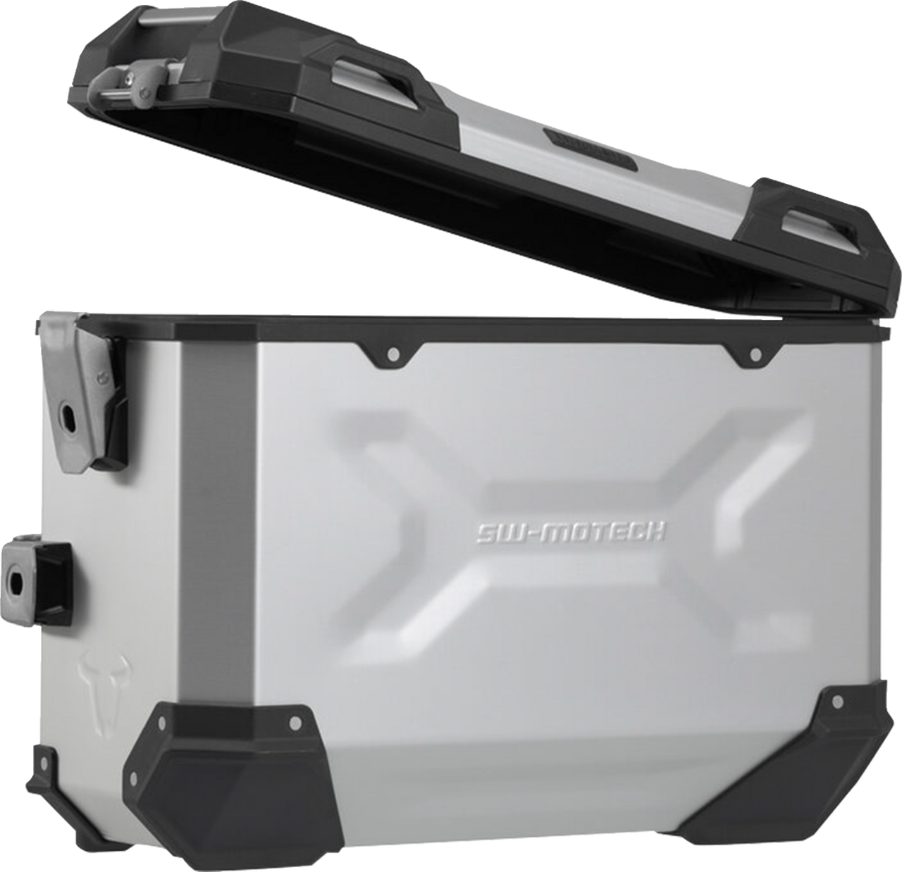 SW-Motech TRAX ADV Aluminum Case System Silver Kawasaki Versys 650 '14-'24 - KFT.08.518.70100/S