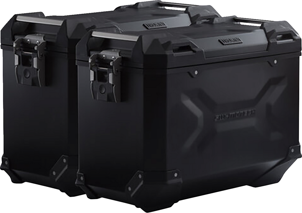 SW-Motech TRAX ADV Aluminum Case System Black Kawasaki Versys 650 '14-'24 - KFT.08.518.70100/B